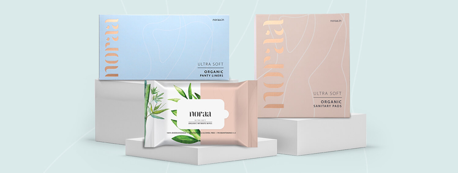 Biodegradable sanitary napkins