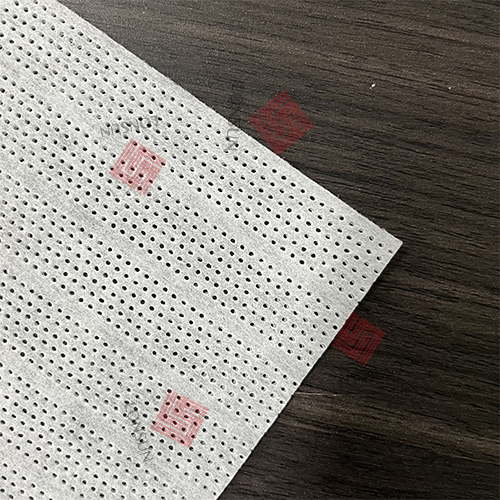 Perforated nonwoven