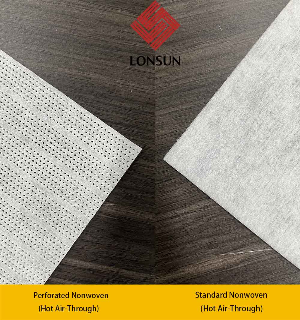 Perforated nonwoven fabric