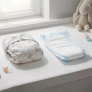Cloth diaper Vs. disposable diaper.webp